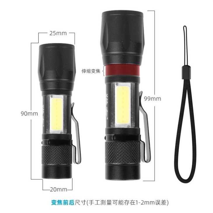 USB Zoomable Aluminum Mini Flashlight best